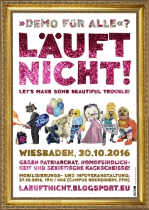 So. 30. Oktober 2016, Wiesbaden Plakat